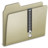 Lightbrown Zip Icon